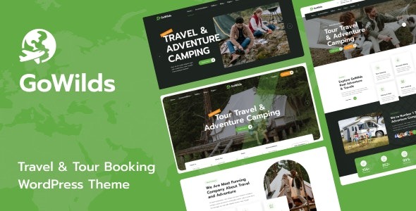 Gowilds - Travel & Tour Booking WordPress Theme