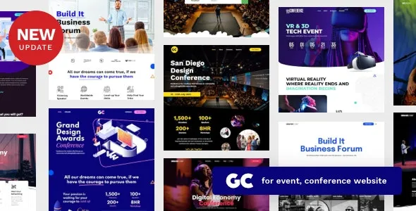 Grand Conference Event WordPress Theme