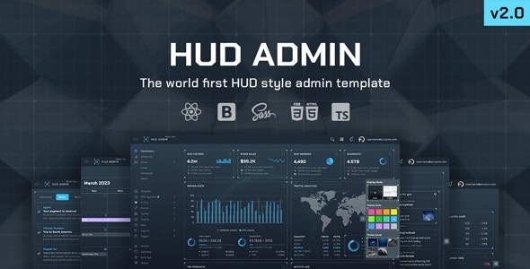 HUD - React Bootstrap Admin Template