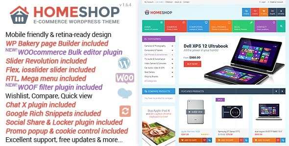 Home Shop WooCommerce Theme