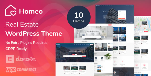 Homeo - Real Estate WordPress Theme