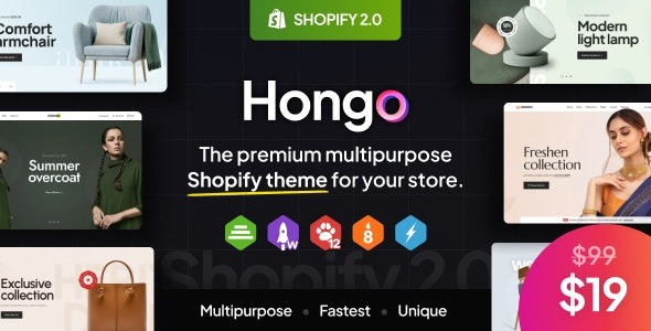 Hongo - Multipurpose Shopify Theme OS