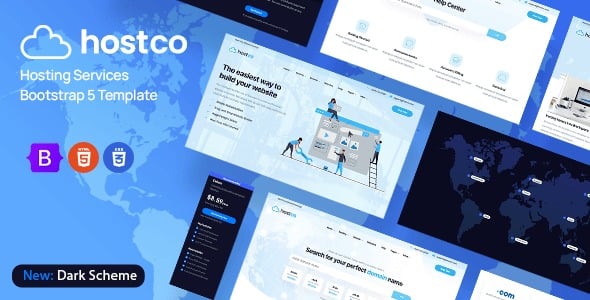 Hostco Web Hosting HTML Template