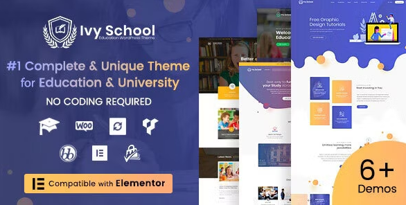 IvyPrep - Education & School WordPress Theme