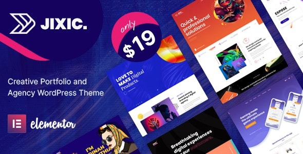 Jixic - Portfolio & Agency WordPress Theme