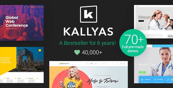 KALLYAS Responsive Multi-Purpose WordPress Theme