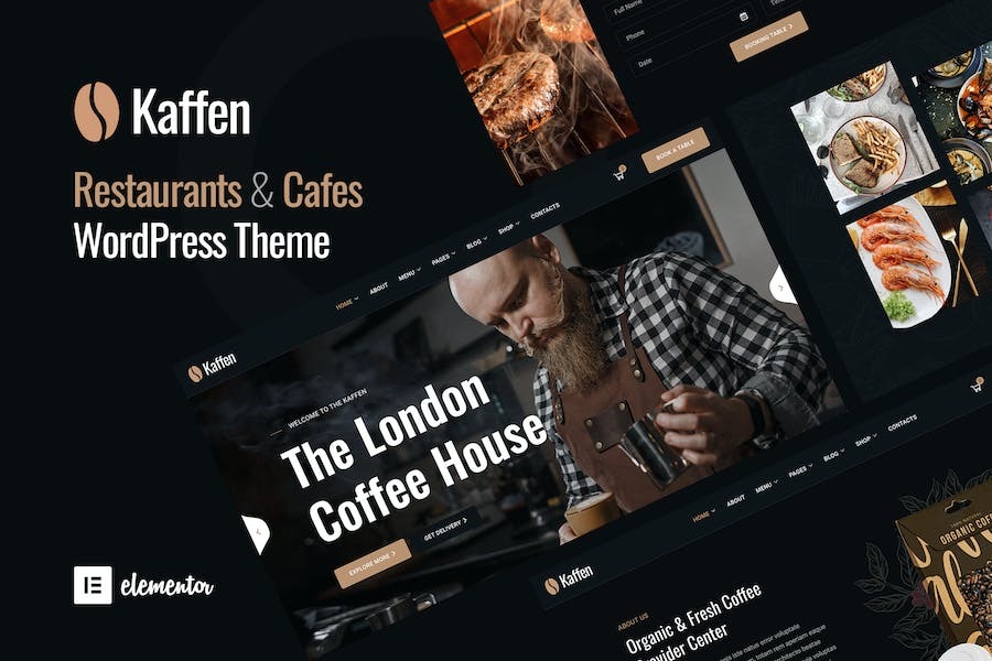 Kaffen - Restaurant WordPress Theme