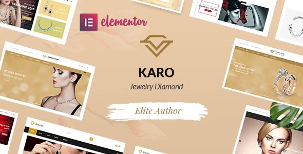 Karo Jewelry Diamond WooCommerce WordPress Theme