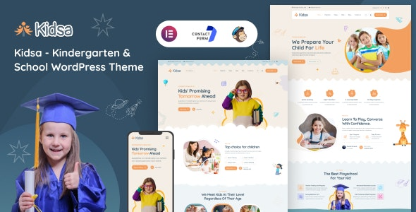 Kidsa - Kindergarten & School WordPress Theme