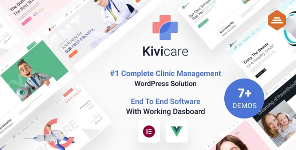 KiviCare Theme - Medical Clinic & Patient Management WordPress Theme