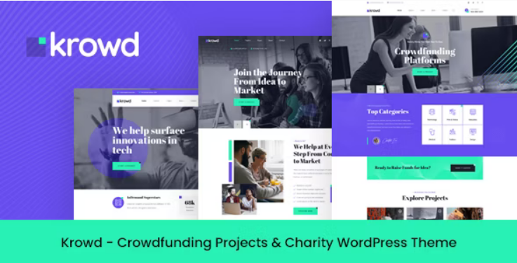 Krowd - Crowdfunding & Charity WordPress Theme