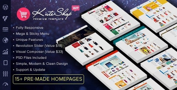 KuteShop - Multipurpose WooCommerce WordPress Theme (RTL Supported)