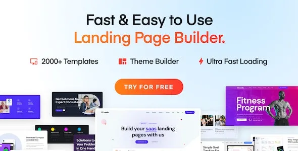 Landio - Multi-Purpose Landing Page WordPress Theme