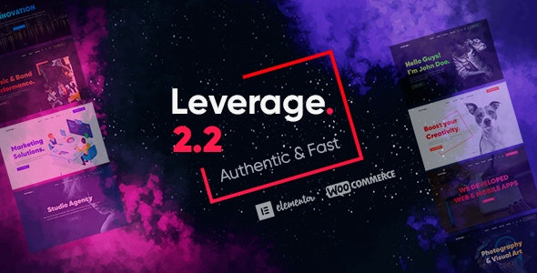 Leverage - Creative Agency & Portfolio WordPress Theme