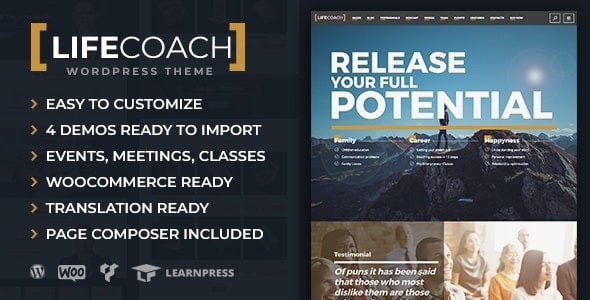 Life Coach WordPress Theme