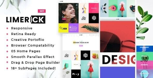 Limerick A Colorful and Modern Multipurpose Portfolio Theme