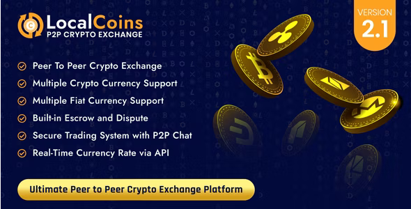 LocalCoins - Ultimate Peer to Peer Crypto Exchange Platform