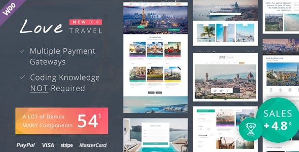 Love Travel - WP Theme