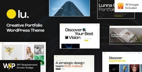 Lunna - Creative Portfolio WordPress Theme