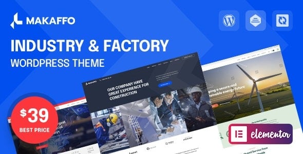 Makaffo - Industry & Factory WordPress Theme