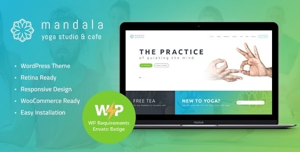 Mandala - Yoga Studio and Wellness Center WordPress Theme