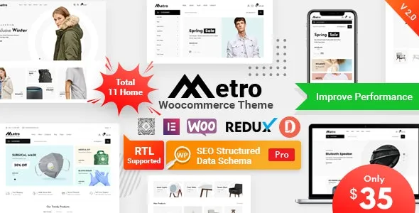 Metro - Minimal WooCommerce WordPress Theme