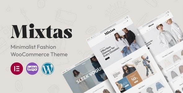 Mixtas - Minimalist Fashion WooCommerce Theme