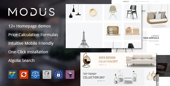 Modus Modern Furniture WooCommerce Theme