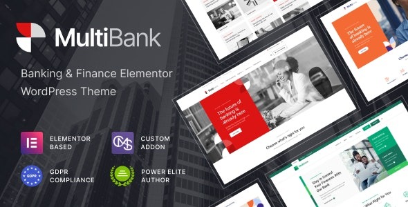 Multibank - Business and Finance WordPress Theme