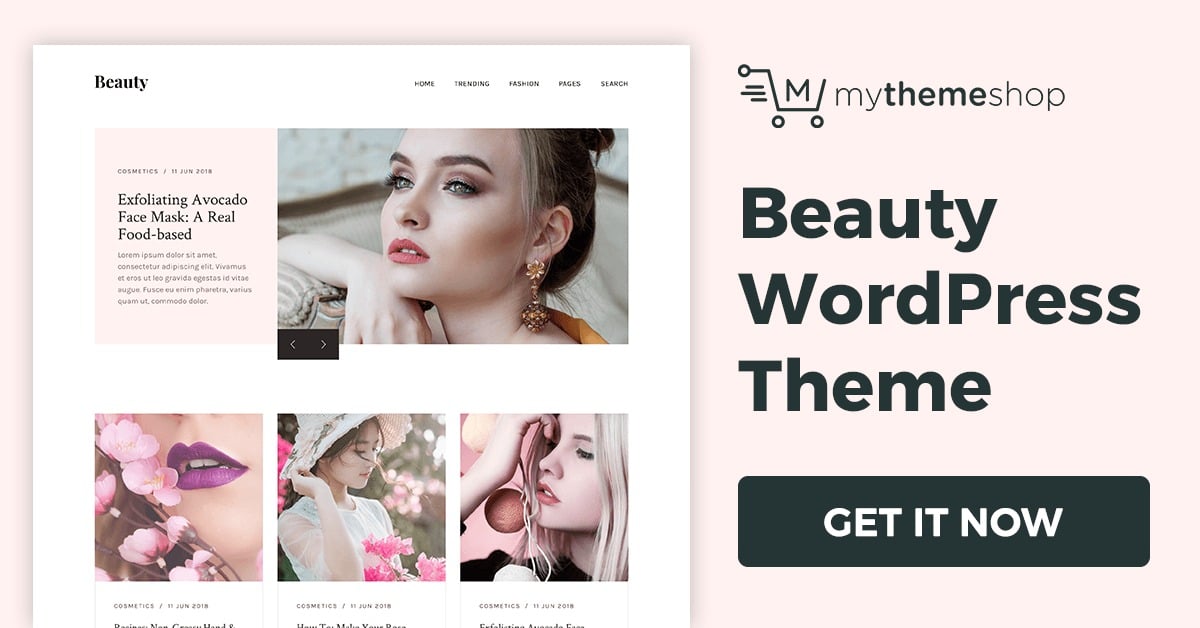 MyThemeShop Beauty WordPress Theme