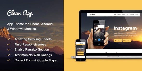 MyThemeShop Cleanapp WordPress Theme