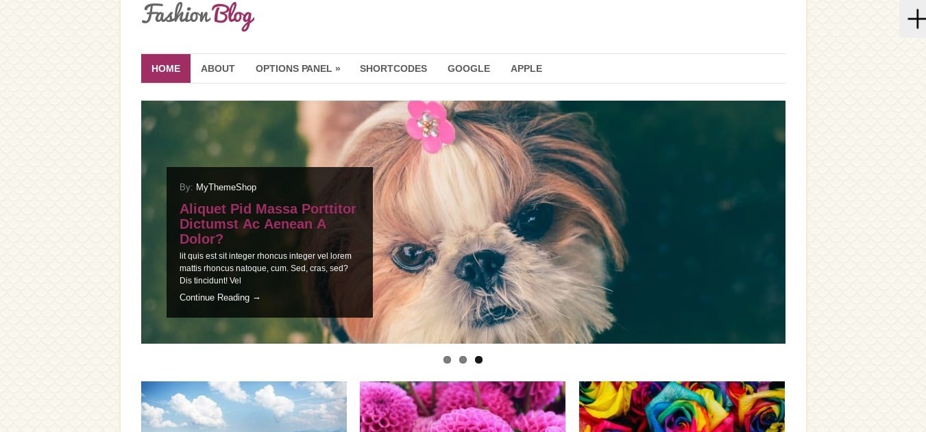 MyThemeShop Fashionblog WordPress Theme