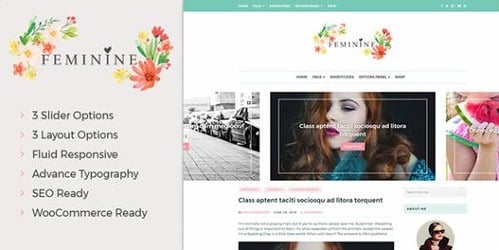 MyThemeShop Feminine WordPress Theme