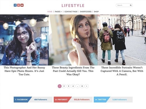 MyThemeShop Lifestyle WordPress Theme