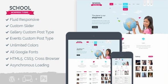 MyThemeShop School WordPress Theme