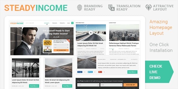 MyThemeShop SteadyIncome - WordPress Theme