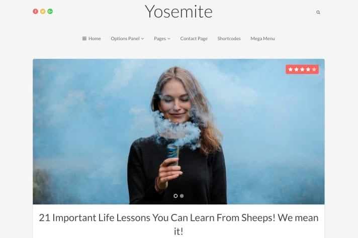 MyThemeShop Yosemite WordPress Theme