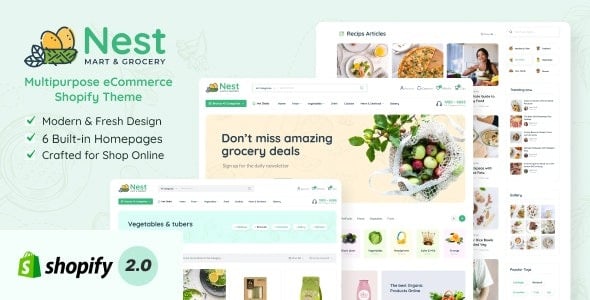 Nest - Multipurpose eCommerce Shopify Theme