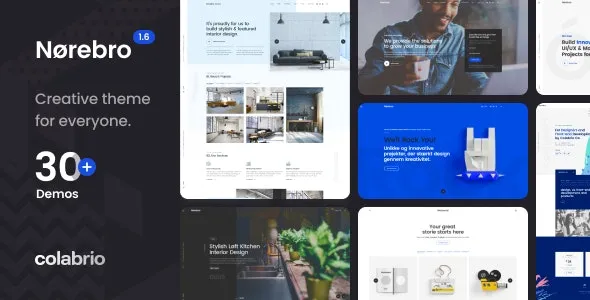 Norebro Creative Portfolio Theme for Multipurpose Usage