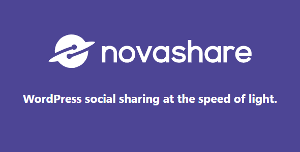 Novashare WordPress Social Sharing Plugin