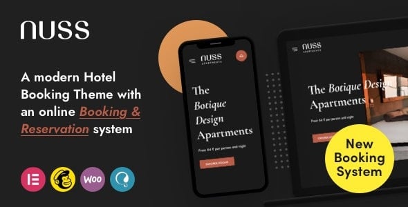 Nuss - Hotel Booking WordPress