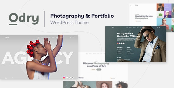 Odry Photography WordPres Theme