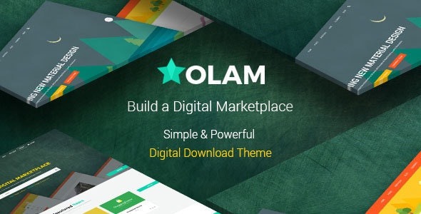 Olam - Easy Digitals Marketplace WordPress Theme