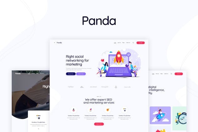 Panda - Creative Marketing Agency & SEO WordPress Theme