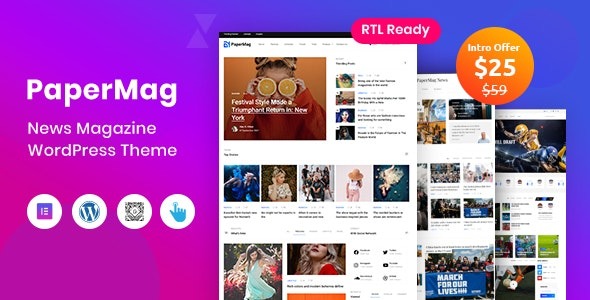 PaperMag - News Magazine WordPress Theme