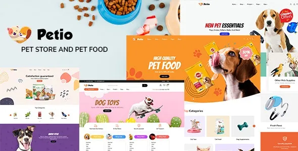 Petio Pet Store WooCommerce WordPress Theme