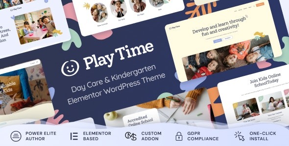 Play Time - Day Care & Kindergarten Theme