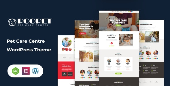 Poopet - Pet Care Center WordPress Theme + RTL