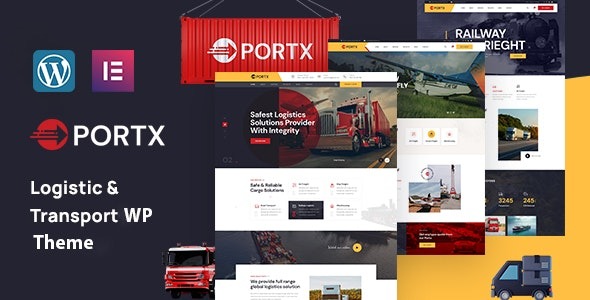 Portx - Logistics and Transportation WordPress