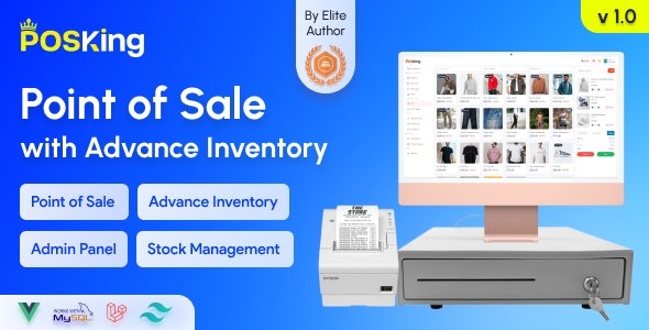 PosKing Point Of Sale System with Inventory Management Retail Business ERP